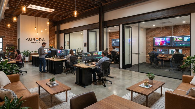 麻豆传媒网站公司办公环境